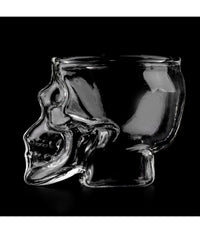 Mini Bicchiere In Vetro A Forma Di Teschio Per Shot Cichhetto Alcolici Barman         