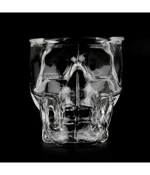 Mini Bicchiere In Vetro A Forma Di Teschio Per Shot Cichhetto Alcolici Barman         