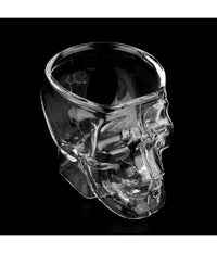 Mini Bicchiere In Vetro A Forma Di Teschio Per Shot Cichhetto Alcolici Barman         