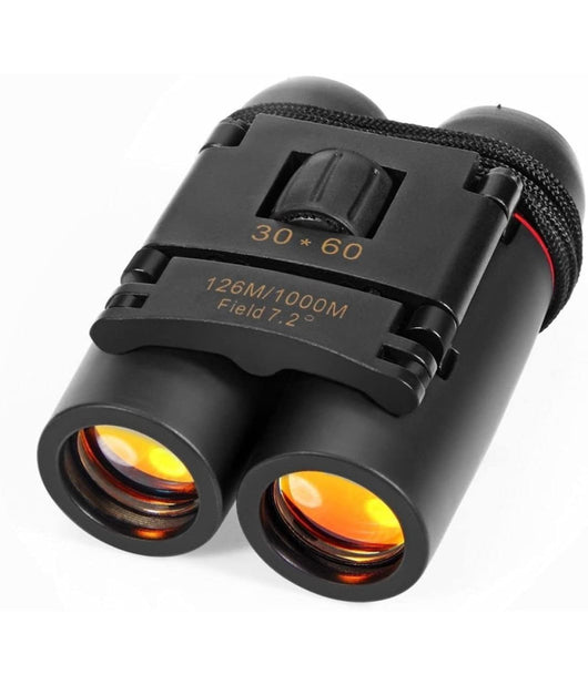 Mini Binocolo Cannocchiale Zoom 30 X 60 Visione Diurna E Notturna Pieghevole         