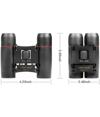 Mini Binocolo Cannocchiale Zoom 30 X 60 Visione Diurna E Notturna Pieghevole         