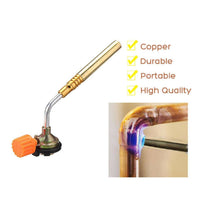 Trade Shop - Mini Cannello Saldatore A Gas Minisaldatore Torcia Fiamma Ossidrica Accensione -