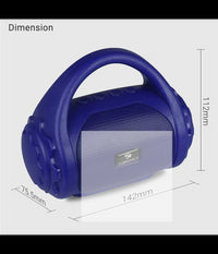 Mini Cassa Portatile Speaker T-2019 Wireless Bluetooth Audio Potente Amplificata         