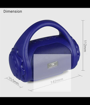 Mini Cassa Portatile Speaker T-2019 Wireless Bluetooth Audio Potente Amplificata         