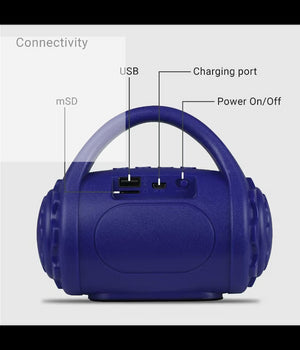 Mini Cassa Portatile Speaker T-2019 Wireless Bluetooth Audio Potente Amplificata         