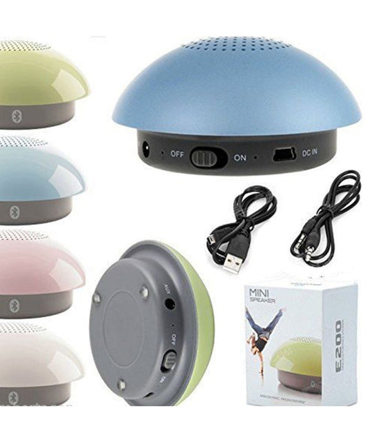 Mini Cassa Speaker Bluetooth 2.1 Edr Aux Cellulare Ipod Smartphone Tablet E200         