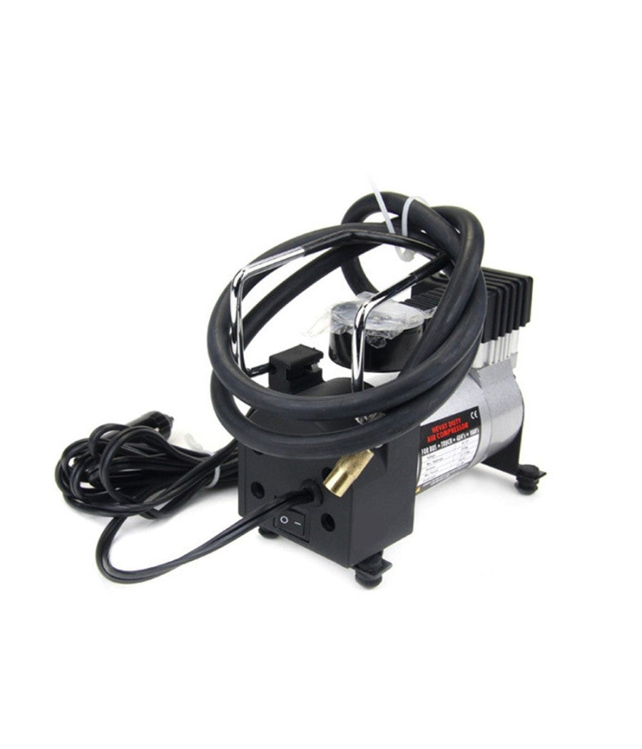 Mini Compressore Portatile 12v 150psi Auto Moto Scooter Bici Manometro 10bar         