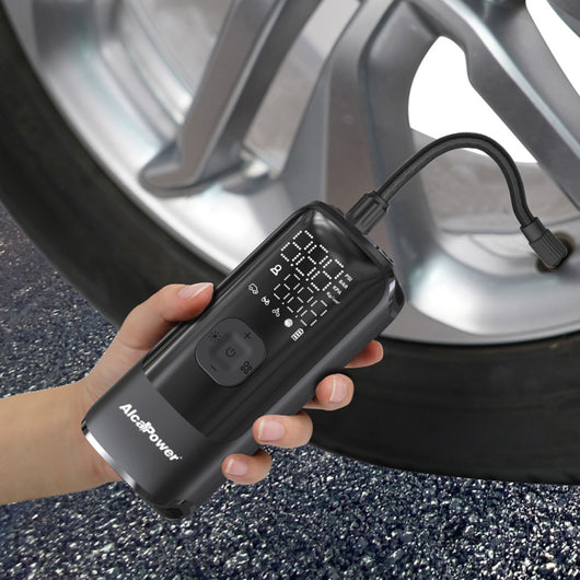 Mini Compressore portatile Auto e Bici 150 PSI 3 in 1 - Compressore, PowerBank e Torcia