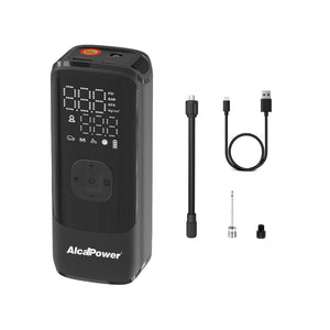 Mini Compressore portatile Auto e Bici 150 PSI 3 in 1 - Compressore, PowerBank e Torcia