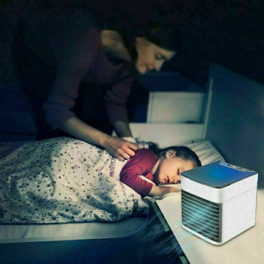 MINI CONDIZIONATORE DEUMIDIFICATORE VENTILATORE PORTATILE AD ACQUA CORRENTE USB - ZENCOCCO