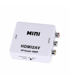 Mini Convertitore Adattatore Video Audio Da Hdmi Av Rca Hdmi2av 1080p         