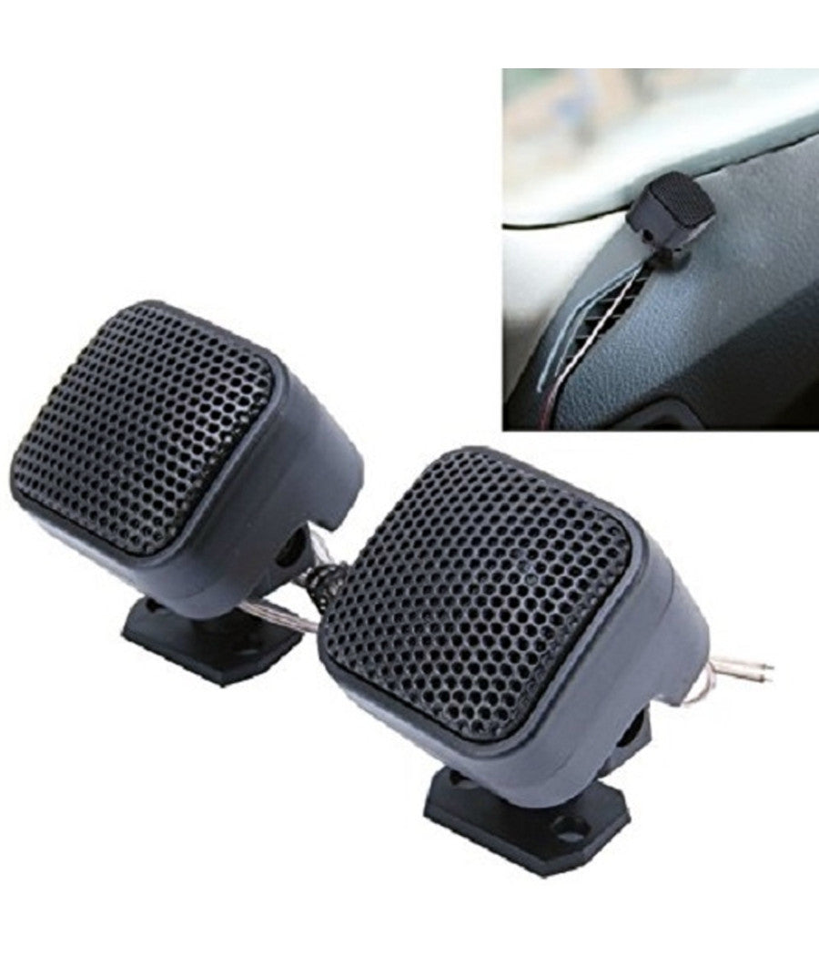 Mini Coppia Casse Tweeter Neodimio 500w 12v 5/20khz Altoparlanti Auto Diffusori         