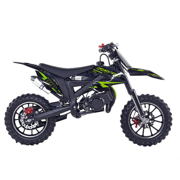 Mini Cross per Bambini KXD 706A ZMC 49cc R10/10-Verde
