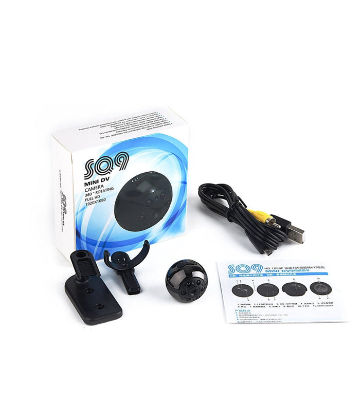 Mini Dv Camera Ful Hd 1920x1080 Sq9 Rotante360° Cimic Spy Cam Micro Camera 1080p         