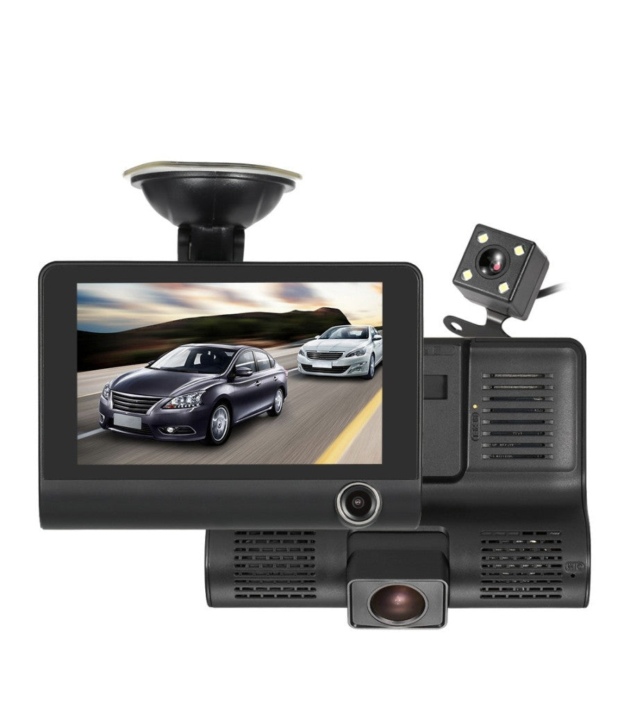 Mini Dvr Auto Full Hd 1080p Camera Monitor Lcd 4" Anteriore Posteriore Interna         