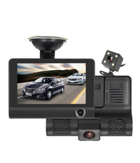 Mini Dvr Auto Full Hd 1080p Camera Monitor Lcd 4" Anteriore Posteriore Interna         