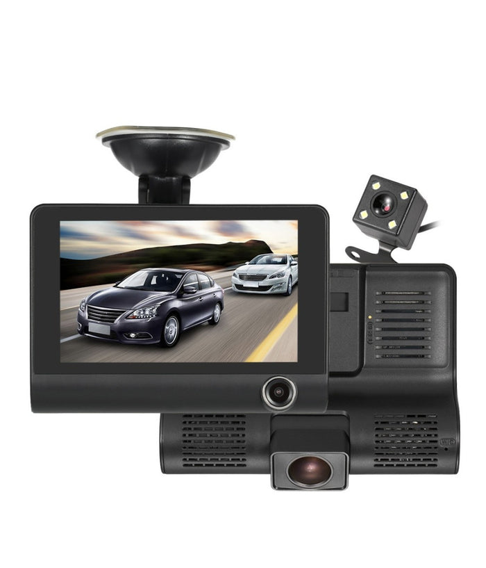 Mini Dvr Auto Full Hd 1080p Camera Monitor Lcd 4" Anteriore Posteriore Interna         