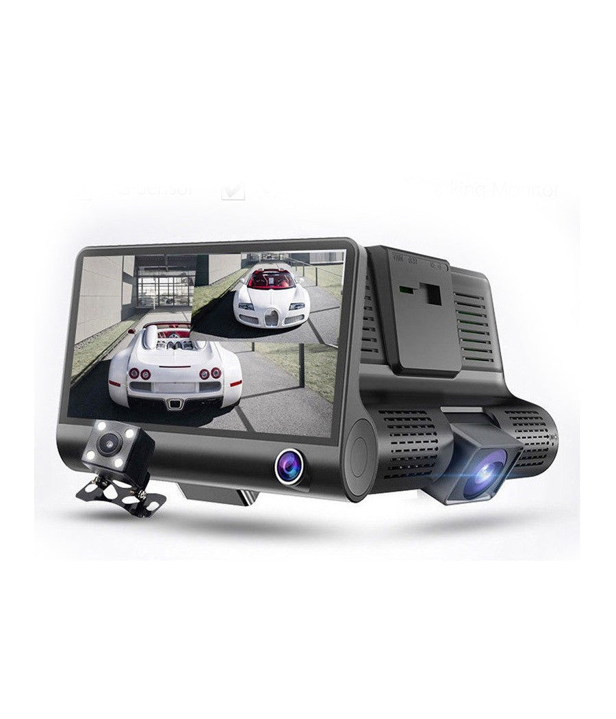 Mini Dvr Auto Full Hd 1080p Camera Monitor Lcd 4" Anteriore Posteriore Interna         