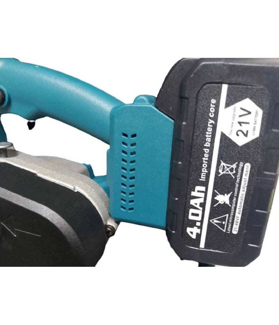 Mini Elettrosega 12" 2 Batterie 21v Con Serbatoio Olio Motosega Elettrica Valigia         