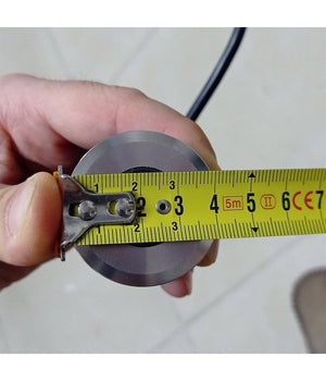 Mini Faretto Led Rgbw 24v Calpestabile Incasso 40 Mm Segnapassi 3w Rgb 4000k Dmx         