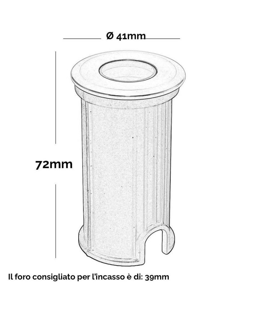Mini Faretto Led Rgbw 24v Calpestabile Incasso 40 Mm Segnapassi 3w Rgb 4000k Dmx         