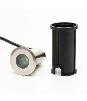 Mini Faretto Led Rgbw 24v Calpestabile Incasso 40 Mm Segnapassi 3w Rgb 4000k Dmx         