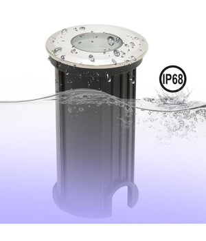 Mini Faretto Led Rgbw 24v Calpestabile Incasso 40 Mm Segnapassi 3w Rgb 4000k Dmx         