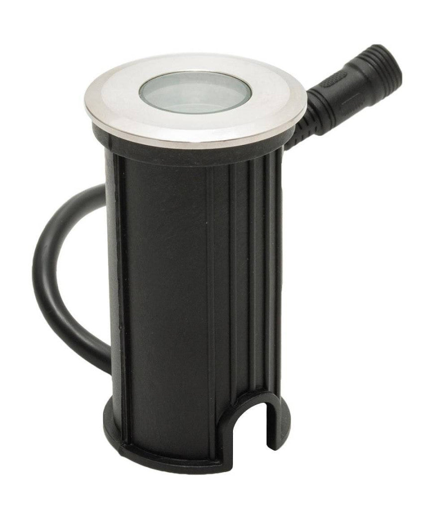 Mini Faretto Led Rgbw 24v Calpestabile Incasso 40 Mm Segnapassi 3w Rgb 4000k Dmx         