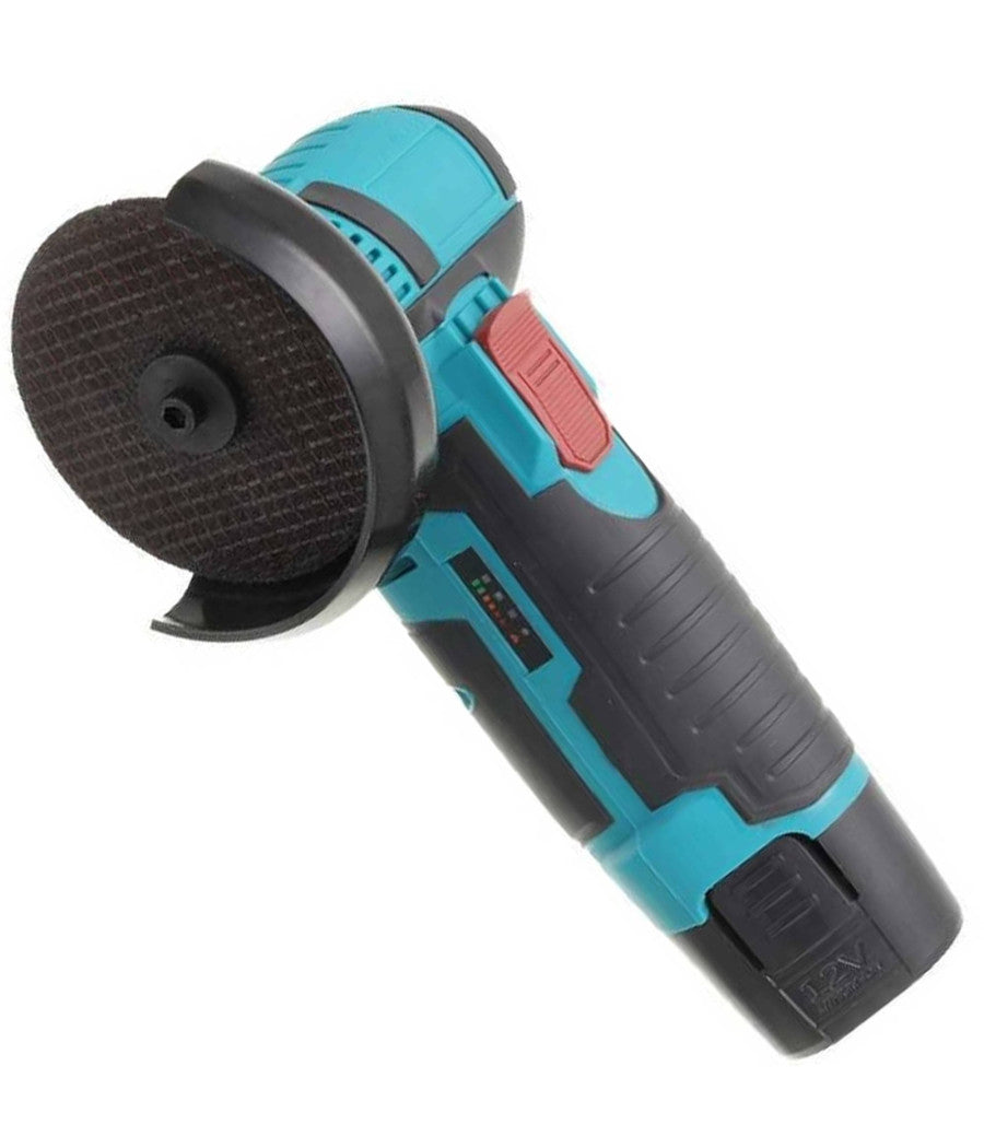 Mini Flex Smerigliatrice A Batteria Litio 12v 1.5ah Disco 76mm Portatile Pratico         