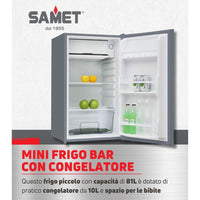 Mini frigo bar hotel Ametista90 inox