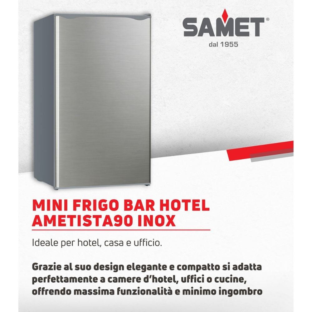 Mini frigo bar hotel Ametista90 inox