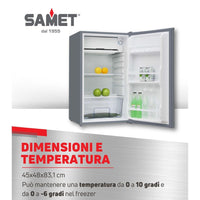 Mini frigo bar hotel Ametista90 inox