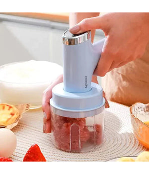 Mini Frullatore Elettrico Ricaricabile Multifunzionale Con Frusta Sbattitore         