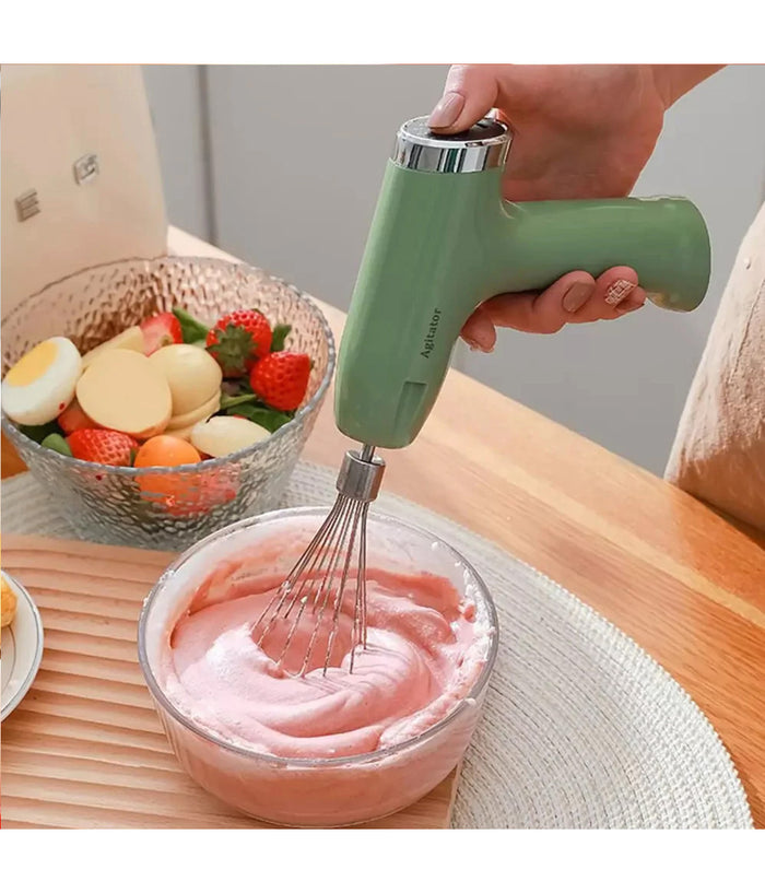 Mini Frullatore Elettrico Ricaricabile Multifunzionale Con Frusta Sbattitore         