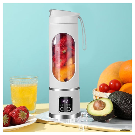 Trade Shop - Mini Frullatore Portatile Spremiagrumi Elettrico Frutta Mixer 450ml Ricaricabile Usb -