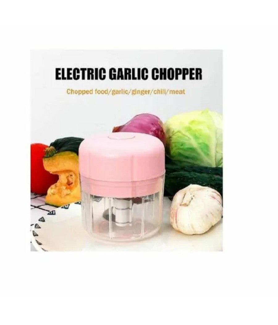 Mini Frullatore Tritatutto Ricaricabile Usb Multifunzionale Alimenti Aglio Q-t36         