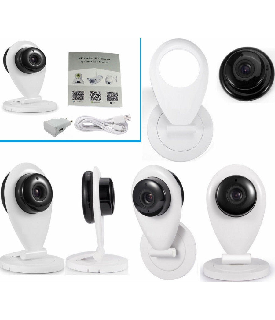 Mini Ip Wifi Sd Dvr Wireless Camera Wifi Hd Ir Smartphone Audio Cam Baby Monitor         