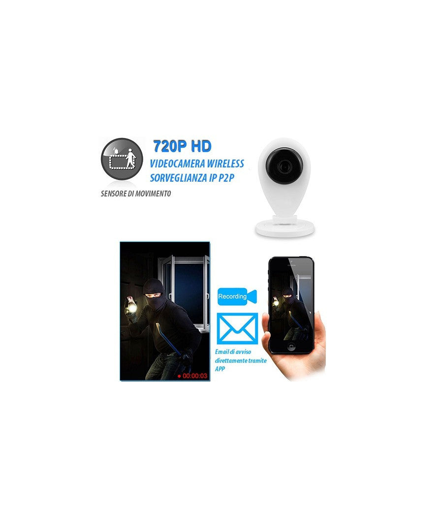 Mini Ip Wifi Sd Dvr Wireless Camera Wifi Hd Ir Smartphone Audio Cam Baby Monitor         