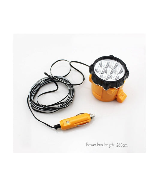Mini Lampada Torcia Emergenza 5 Led Magnetica 10w Accendisigari 12v Auto         