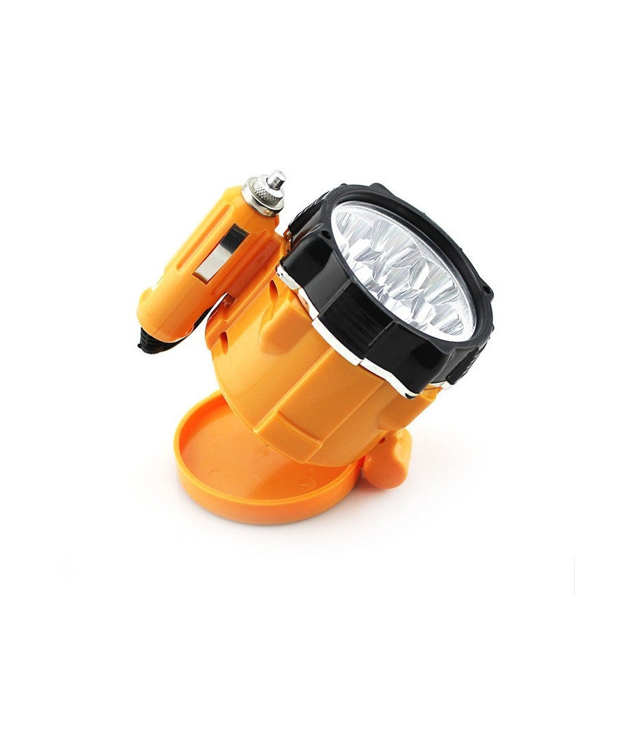 Mini Lampada Torcia Emergenza 5 Led Magnetica 10w Accendisigari 12v Auto         