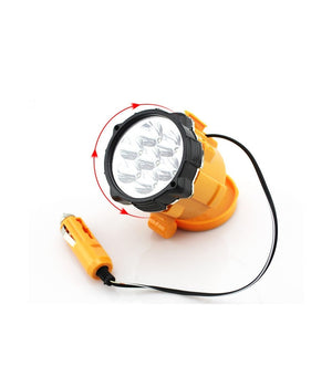 Mini Lampada Torcia Emergenza 5 Led Magnetica 10w Accendisigari 12v Auto         