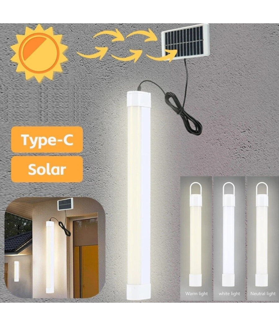 Mini Lampada Torcia Magnetica Multifunzionale Con Pannello Solare 15led Le-148         