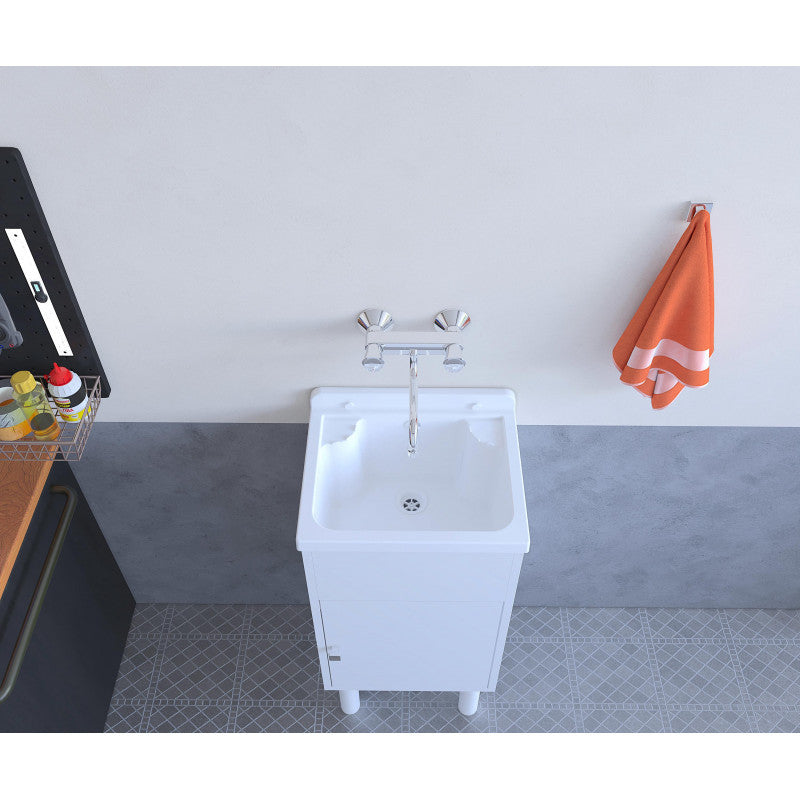 Mini Lavatoio Negrari per interno/esterno 5003PKC vasca in PP 42x34 h 78 cm