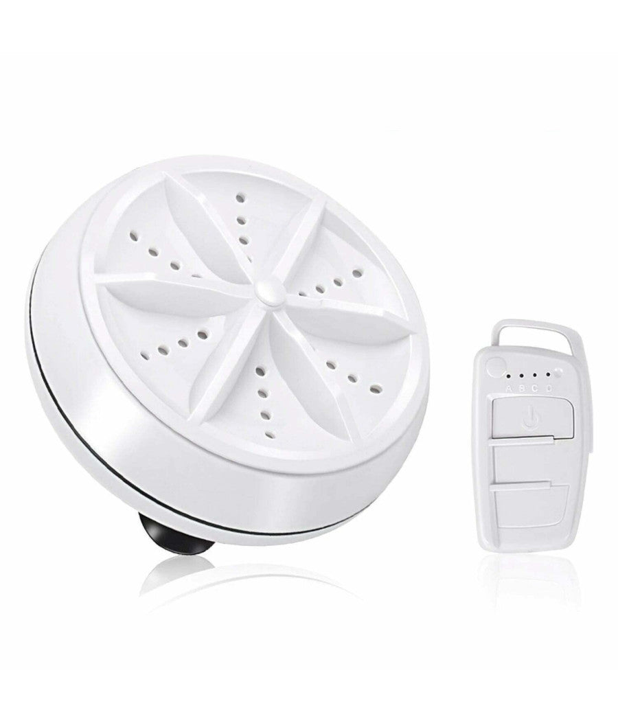Mini Lavatrice Ad Ultrasuoni Portatile Usb Lavaggio Con Turbine Da Viaggio Barca         