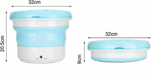 Mini lavatrice portatile pieghevole da viaggio automatica per campeggio bucato - ZENCOCCO