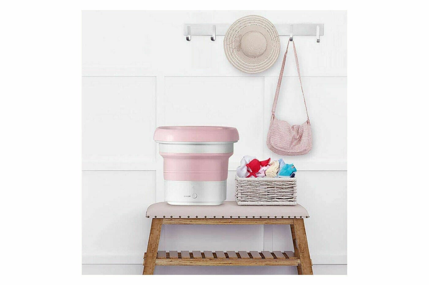 Mini lavatrice portatile pieghevole da viaggio automatica per campeggio bucato - ZENCOCCO