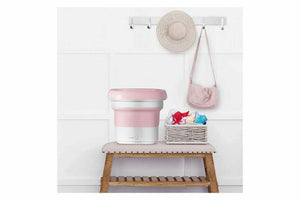 Mini lavatrice portatile pieghevole da viaggio automatica per campeggio bucato - ZENCOCCO