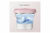 Mini lavatrice portatile pieghevole da viaggio automatica per campeggio bucato - ZENCOCCO