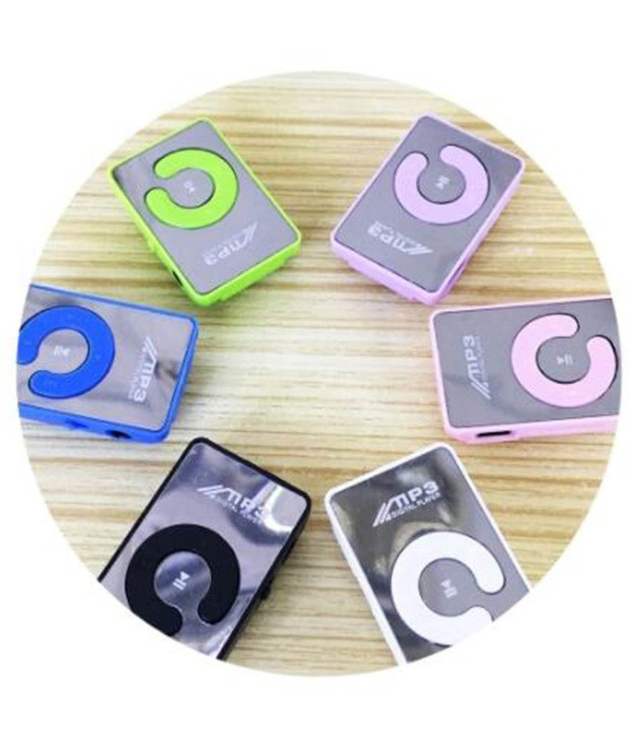 Mini Lettore Mp3 Nano Style Con Clip Cuffie Micro Sd Tf Usb Ricaricabile         