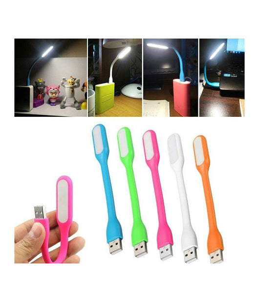 Mini Luce Led Usb Flessibile Lampada Lettura Notturna Per Noteboock Pc Portatile         